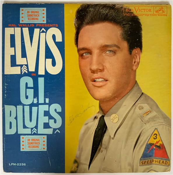 Elvis Presley Signed “Elvis in G.I. Blues” Record Album (Roger Epperson/REAL LOA)