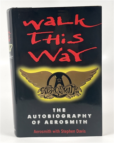Aerosmith Group Signed “Walk This Way” Book (4 Sigs) (Beckett/BAS Guaranteed)