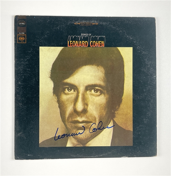 Leonard Cohen Signed “Songs of Leonard Cohen” Album Record (Beckett/BAS Guaranteed)