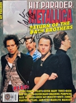 Metallica: Hetfield & Ulrich Signed 1996 Hit Parader Magazine (Beckett/BAS LOA) (Steve Grad Autograph Collection) 