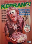 Metallica: Group Signed 1984 KERRANG! Magazine (4 Sigs)(Beckett/BAS LOA)(Steve Grad Autograph Collection) 