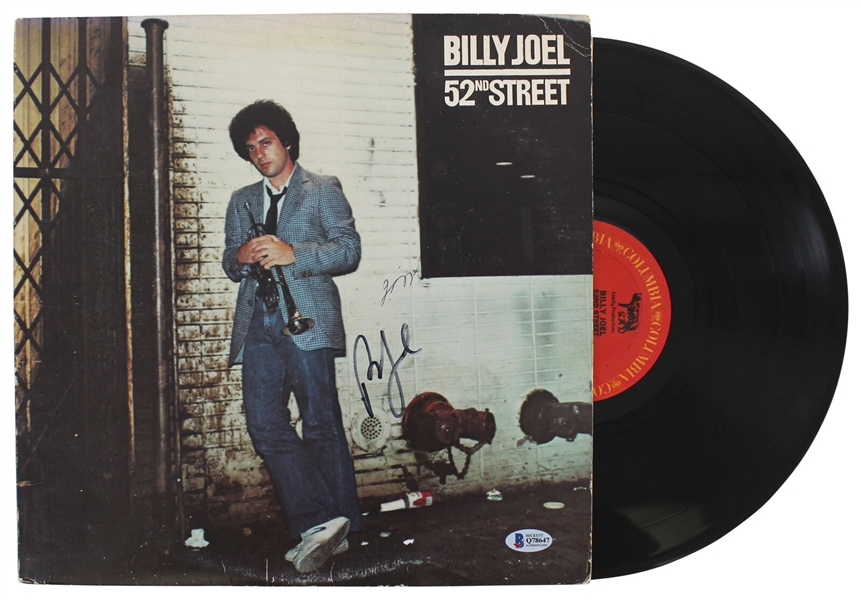 Billy Joel Signed "52nd Street" Record Album (Beckett/BAS)