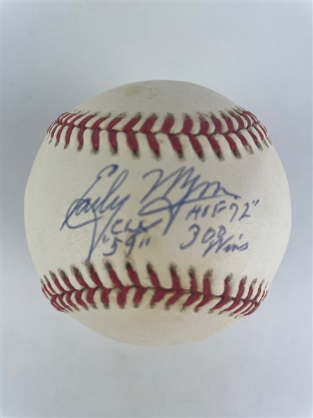 Early Wynn Signed & Inscribed OAL Baseball (JSA)