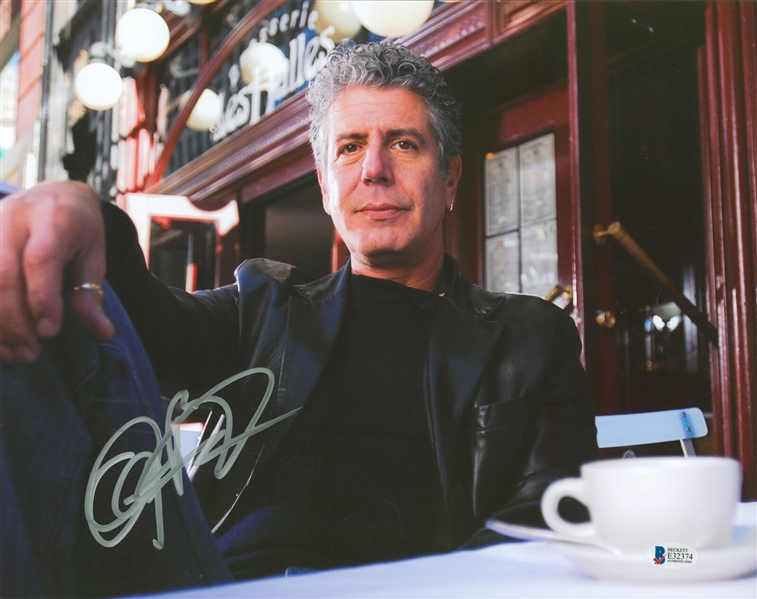 Anthony Bourdain Signed 11" x 14" Color Photo (Beckett/BAS COA)