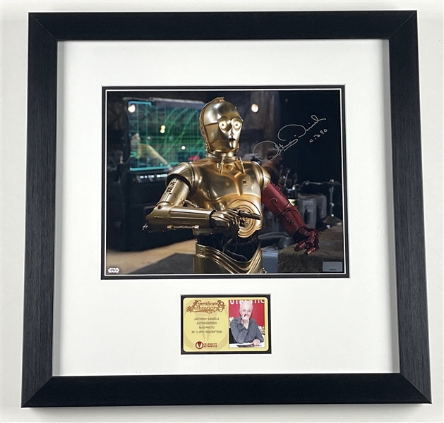 Star Wars: Anthony Daniels C-3PO signed 8” x 10” Photo (Celebrity Authentics) (Beckett/BAS Guaranteed)