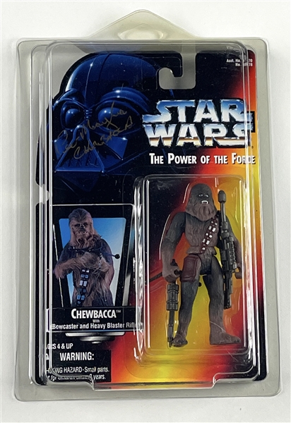 Star Wars: “Chewbacca” Peter Mayhew Signed Figurine Toy (Beckett/BAS Guaranteed)