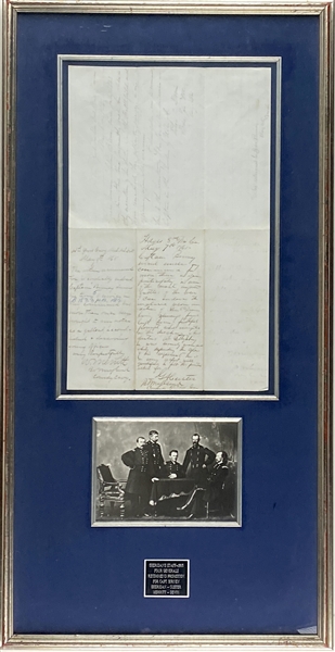 George A. Custer 1865 Handwritten Military Endorsement Letter (PSA LOA) 