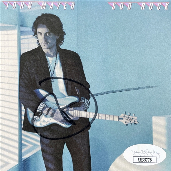 John Mayer Signed "Sob Rock" CD Insert (JSA)