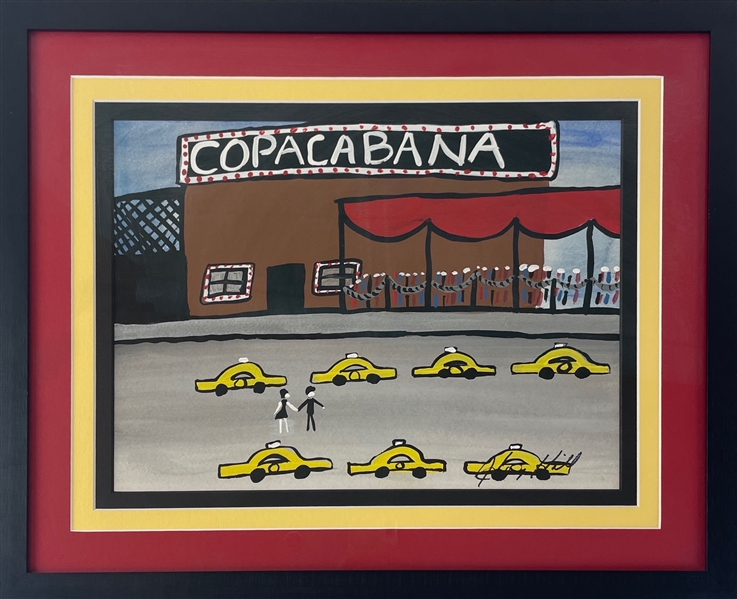 Goodfellas:  Henry Hill Signed & Framed Original "The Copacabana" Painting (JSA LOA)