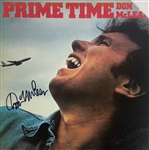 Don McLean Signed "Prime Time" Promotional Album Cover (Beckett/BAS)