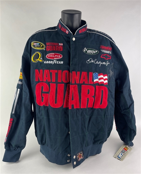 Dale Earnhardt Jr. Signed Vintage XL NASCAR Racing Jacket (JSA Sticker Only)