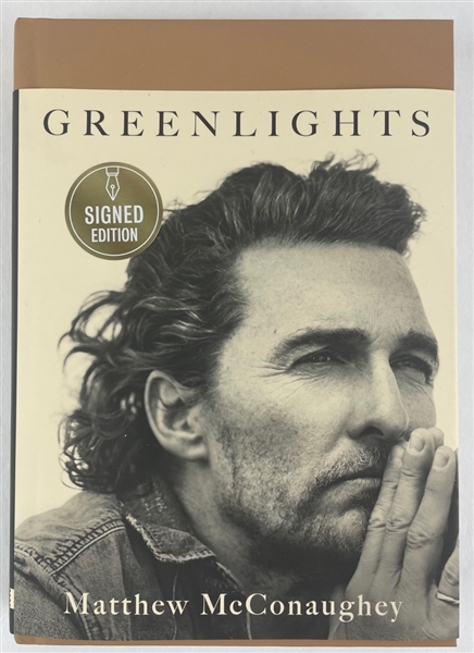 Matthew McConaughey Signed "Greenlights" 1st edition Hardback Book (Beckett/BAS Guaranteed)