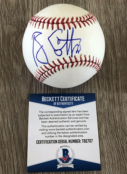 Ray Liotta Signed M.L. Baseball * Field of Dreams * Signing Photo Included! (Beckett/BAS)