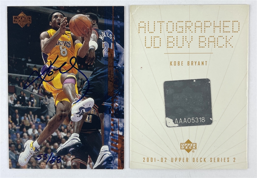 Kobe Bryant Signed 2000-01 Upper Deck Encore Insert - From the 2001-02 Upper Deck Series 2 Buyback Program!