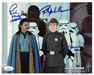 Star Wars: Billy Dee Williams, Peter Mayhew & Jeremy Bulloch Signed 8" x 10" Photo from ESB (JSA COA)