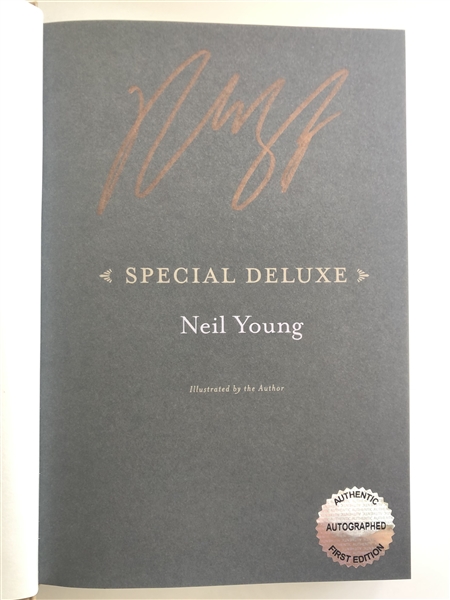 Neil Young Signed “Special Deluxe” Book (Beckett/BAS Guaranteed)