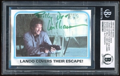 Star Wars: Billy Dee Williams Signed 1980 Star Wars Trading Card #221 (Beckett/BAS Encapsulated)