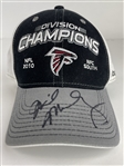 NFL : Autographed Mike Mularkey 2010 Atlanta Falcons NFL South Division Champions Hat (JSA COA)(Coach Mike Mularkey Collection)