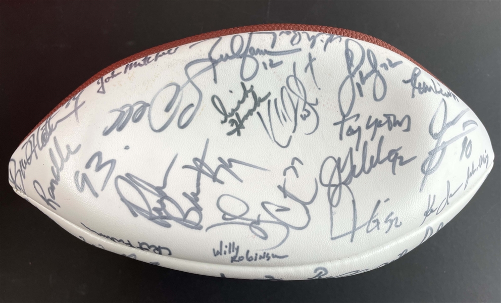 NFL : Lot of 2 Autographed 2002 Pro Bowl Footballs from Coach Mike Mularkey