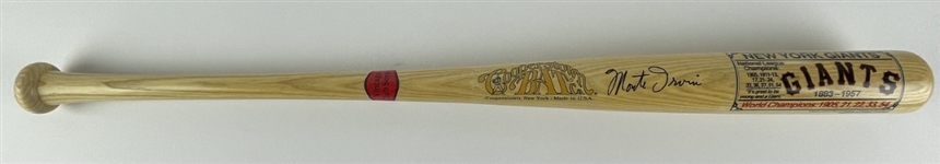NY Giants Monte Irvin Signed Cooperstown Baseball Bat (Beckett/BAS) 