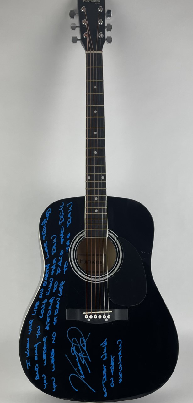 lot-detail-vince-gill-signed-acoustic-guitar-w-handwritten-go-rest