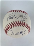 New York Yankees HOF & Greats: Team Signed OAL Baseball w/ Boggs, Williams, Mattingly (JSA)