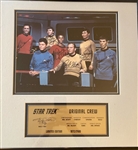 Iconic Star Trek Original Series Cast Signed Photo in Professional Framing (Catch A Star Collectibles)