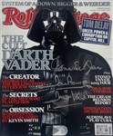 James Earl Jones & David Prowse Signed Darth Vader 2005 Rolling Stone Magazine (Beckett/BAS) (Steve Grad Autograph Collection) 