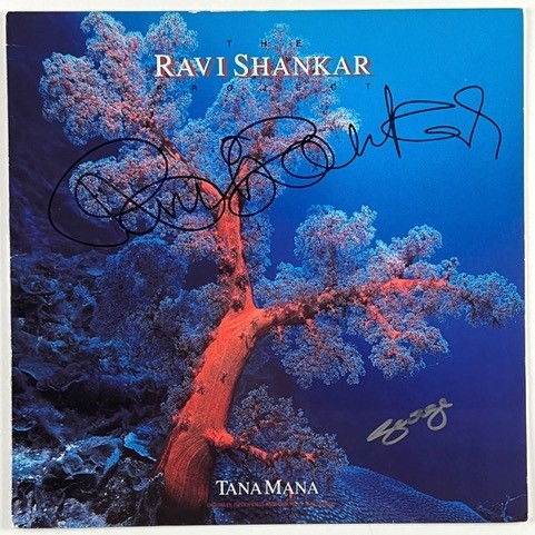 George Harrison & Ravi Shankar Signed “Tana Mana” Record Album (Frank  Caiazzo)