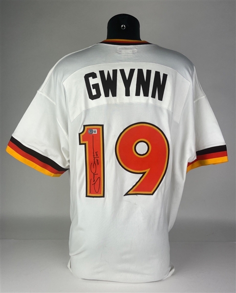 Tony Gwynn Signed Padres Cooperstown Jersey (Beckett/BAS)