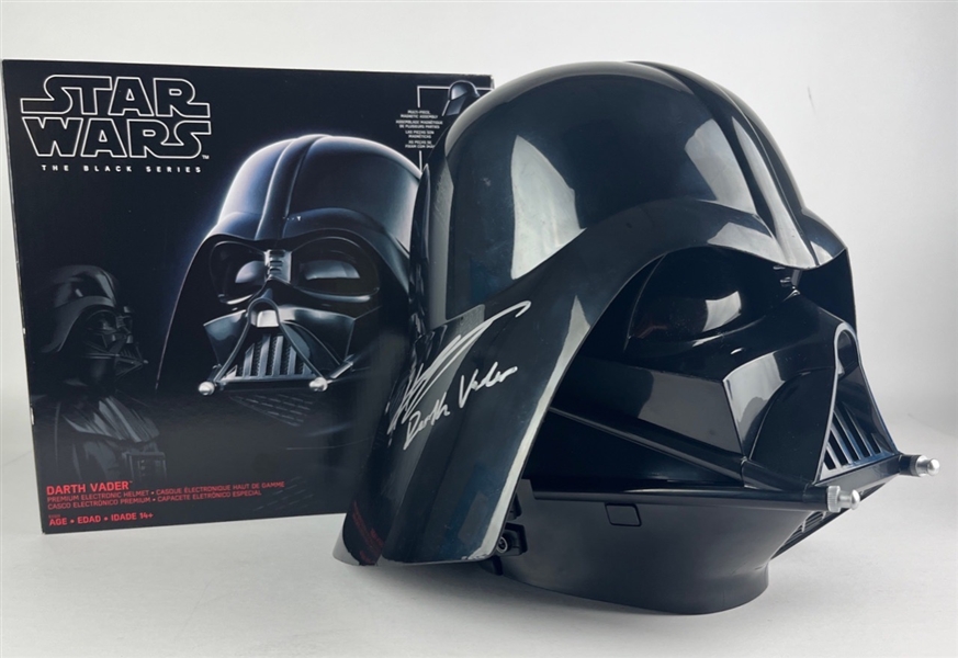Star Wars: Hayden Christensen Signed & Inscribed Darth Vader Relics Helmet (Beckett/BAS)