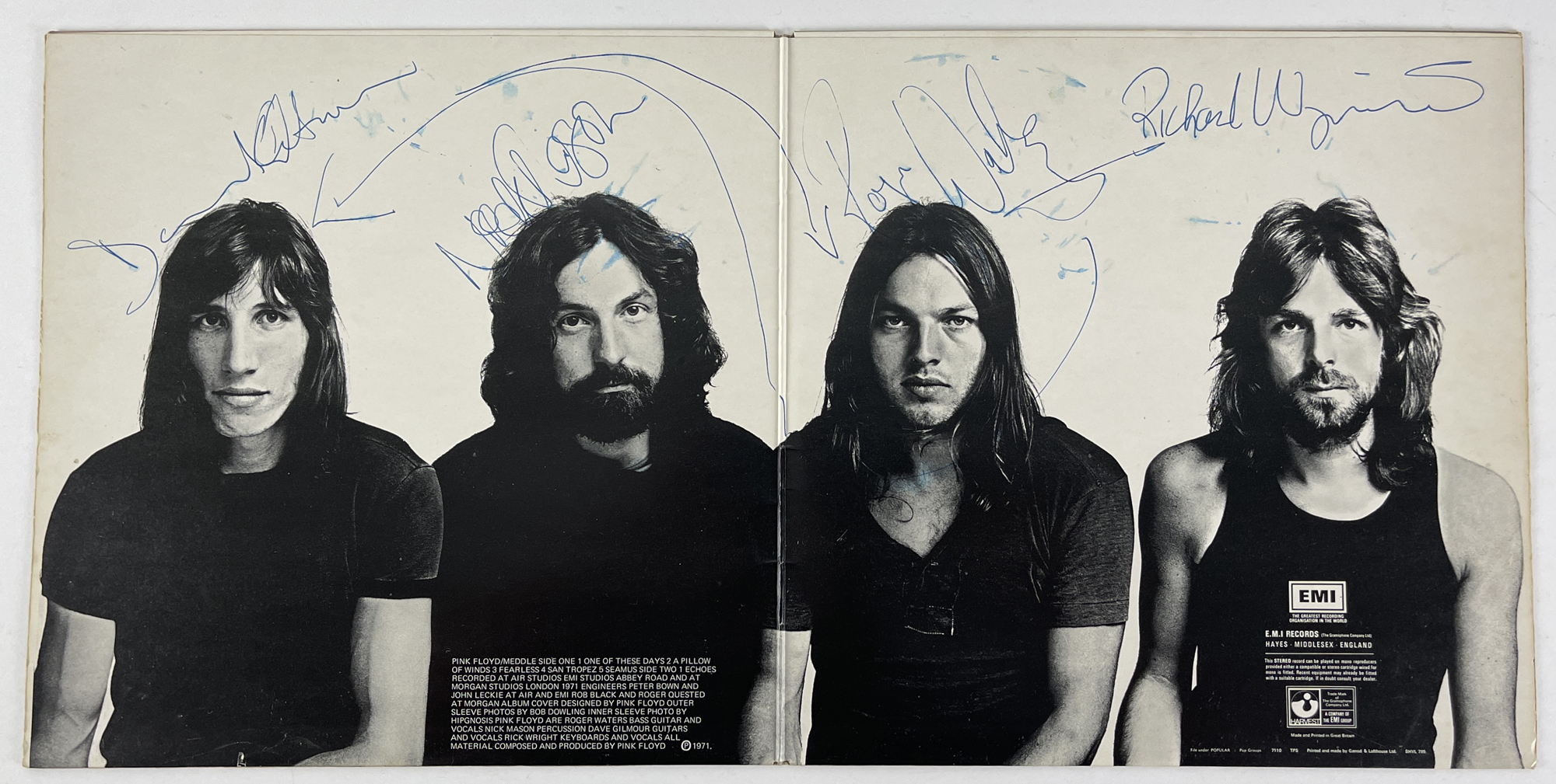 Lot Detail - Pink Floyd Uniquely Group Signed 