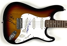 The Band: Robbie Robertson & Garth Hudson In-Person Group Signed Electric Guitar (2 Sigs) (John Brennan Collection) (Beckett/BAS Guaranteed) 