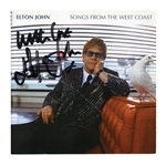 Elton John Signed “Songs From The West Coast” CD Booklet (UK) (Tracks COA) 