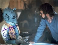 Star Wars: Maria De Aragon & Paul Blake Signed Behind-the-Scenes 10” x 8” Photo from “A New Hope” (Beckett/BAS Guaranteed)