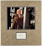 Star Wars: Alec Guinness Signature in “A New Hope” Matted Display (K9Graphs) (Beckett/BAS Guaranteed)  
