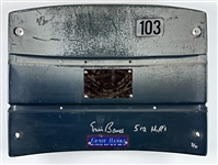 Ernie Banks Signed Baseball Stadium-Used Seatback (#3/10) (Beckett/BAS Guaranteed) 