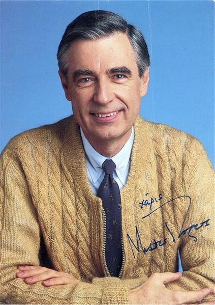 Mister Rogers Signed 5” x 7” Promo Photo (Beckett/BAS Cert)