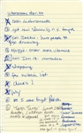 Madonna Handwritten 6” x 9.5” Note Page 