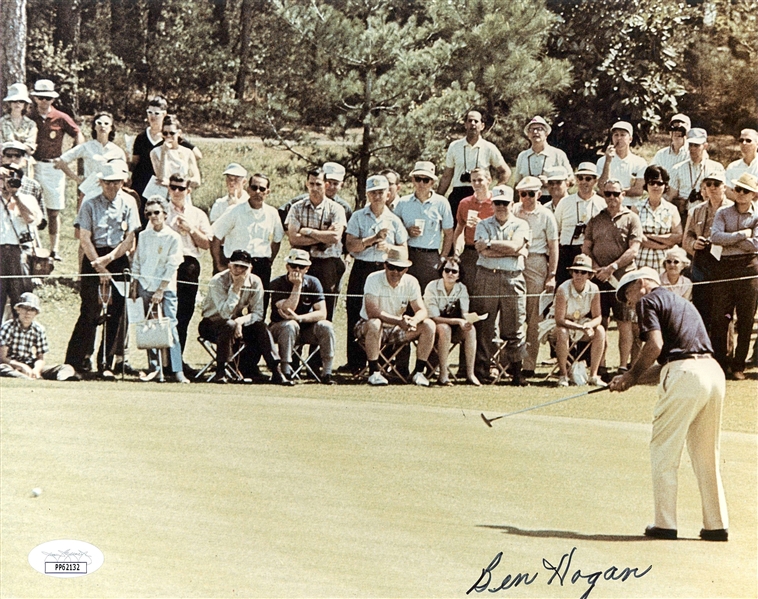 Ben Hogan Signed 10” x 8” Photo (JSA Sticker)