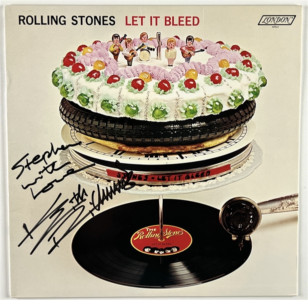 Rolling Stones: Keith Richards Signed “Let it Bleed” Album (Beckett/BAS Guaranteed)