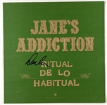 Jane’s Addiction: Dave Navarro Signed “Ritual de lo Habitual” LP Flat (John Brennan Collection) (Beckett Authentication)
