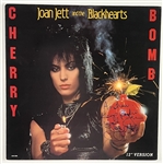 Joan Jett and the Blackhearts: Joan Jett Signed “Cherry Bomb” 12” EP Record (John Brennan Collection) (Beckett Authentication)