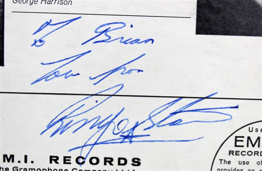 The Beatles Extraordinary Complete Group Signed Help! UK Record Album - One of only TWO Known to Exist! (Beckett/BAS Graded MINT 9)