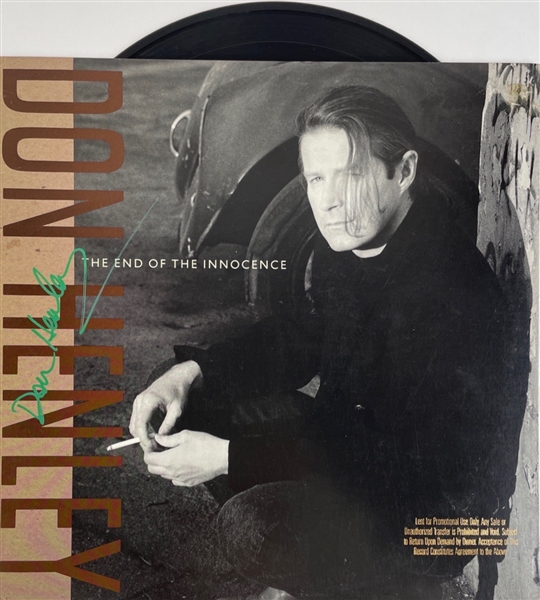 Don Henley Signed "End of the Innocence" 12" LP Cover w/ Vinyl (BAS/Beckett LOA)