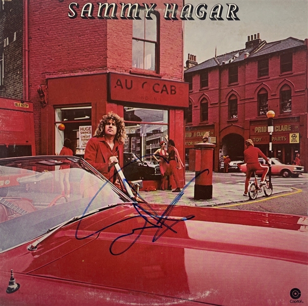 Sammy Hagar Signed Self-Titled Album Cover (Beckett/BAS)