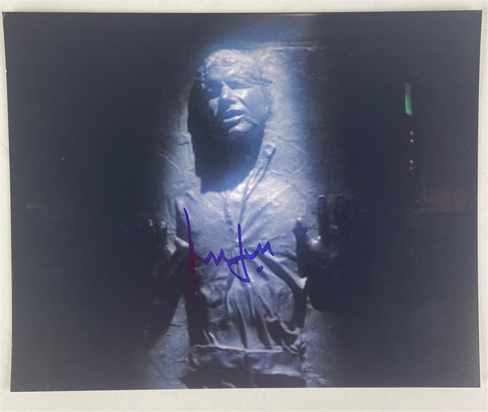 Star Wars: Harrison Ford Han Solo in Carbonite Signed 10” x 8” Photo from “Return of the Jedi” (Beckett/BAS Guaranteed)