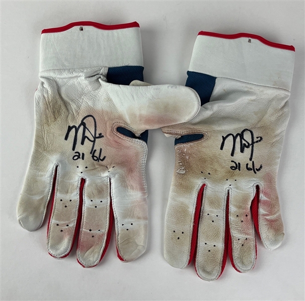 Mike Trout Game Used Pair of Gloves (2) (Beckett/BAS Guaranteed)