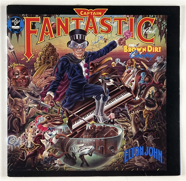 Elton John Signed “Captain Fantastic” Album Record (JSA LOA)