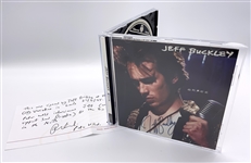 Jeff Buckley Signed “Grace” CD w/ Firsthand 1995 Signing Details Note (Beckett/BAS Guaranteed) 